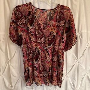 Charlotte Russe Paisley Blouse